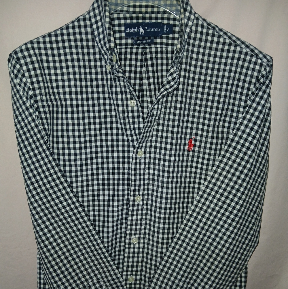 Ralph Lauren Black and White m Shirt